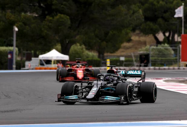44 Lewis Hamilton GBR, Mercedes AMG Petronas F1 Team , F1 Grand Prix of France at Circuit Paul Ricard on June 20, 2021 in Le Castellet, France Photo by HOCH ZWEI Le Castellet France