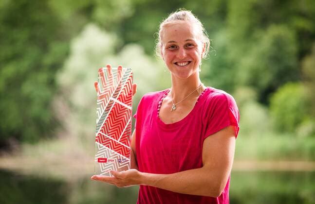 Mandatory Credit: Photo by Rob Prange Shutterstock (12072943az) Liudmila Samsonova of Russia with the champions trophy after the final of the 2021 bett1open WTA, Tennis Damen 500 tennis tournament bett1open Tournament, Tennis, Berlin, Germany - 20 Jun 2021 bett1open Tournament, Tennis, Berlin, Germany - 20 Jun 2021  Copyright: xRobxPrange Shutterstockx 12072943az