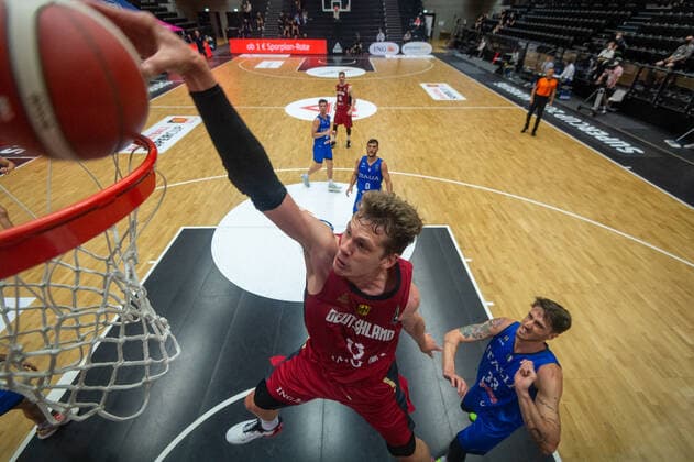 Basketball Hamburg 20 06 2021 Supercup National Team Germany GER Italy ITA Moritz Wagner Germany, No 13 Achille Polonara Italy, No 33