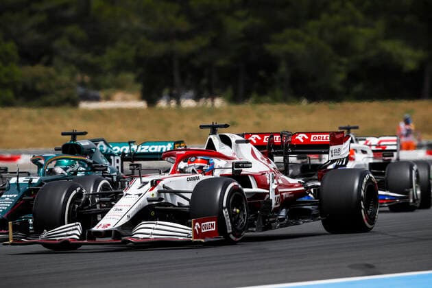 07 RAIKKONEN Kimi (fin), Alfa Romeo Racing ORLEN C41, action during the Formula 1 Emirates Grand Prix de France 2021, 7th round of the 2021 FIA Formula One World Championship, WM, Weltmeisterschaft from June 18 to 20, 2021 on the Circuit Paul Ricard, in Le Castellet, France FORMULE 1 : Grand Prix de France - Circuit Paul-Ricard - Le Castellet - 20 06 2021 DPPI Panoramic  _GO06439