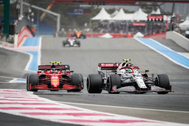 99 GIOVINAZZI Antonio (ita), Alfa Romeo Racing ORLEN C41, action during the Formula 1 Emirates Grand Prix de France 2021, 7th round of the 2021 FIA Formula One World Championship, WM, Weltmeisterschaft from June 18 to 20, 2021 on the Circuit Paul Ricard, in Le Castellet, France FORMULE 1 : Grand Prix de France - Circuit Paul-Ricard - Le Castellet - 20 06 2021 DPPI Panoramic  00121014__V2_0084