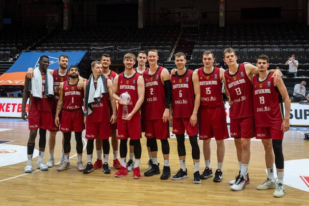 Basketball Hamburg 20 06 2021 Supercup National Team Germany GER Italy ITA Winner germany
