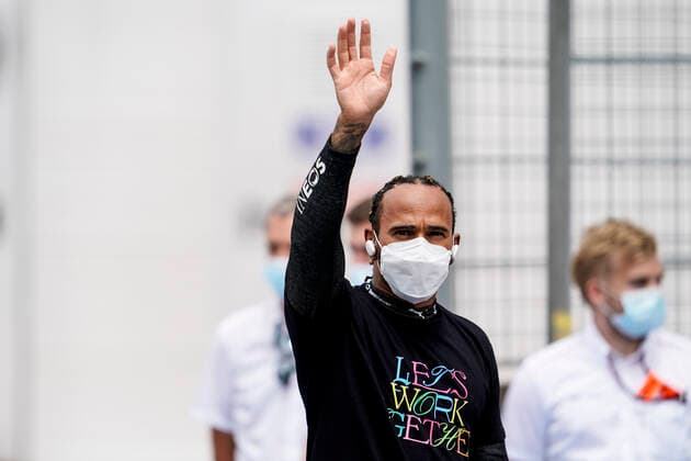 June 20, 2021, Le Castellet, France: LEWIS HAMILTON of Great Britain and Mercedes-AMG F1 Team is seen on the starting grid ahead of the 2021 FIA Formula 1 French Grand Prix at Circuit Paul Ricard in Le Castellet, France. Le Castellet France - ZUMAg147 20210620_zap_g147_035 Copyright: xJamesxGasperottix