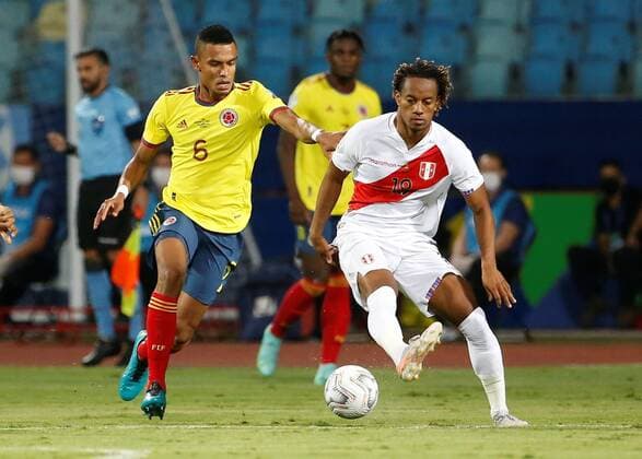 Football, Copa America, Peru - Colombia