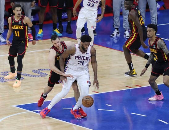 Basketball, NBA, Playoffs, Philadelphia 76ers - Atlanta Hawks