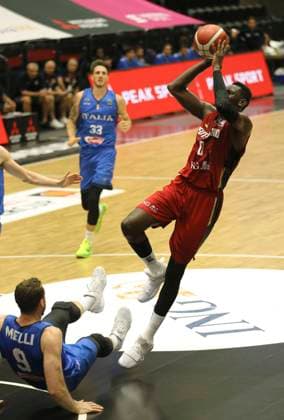 Photo Isaac Bonga Germany Basketball Supercup Sun 20 06 2021 4 Nations Cup in Hamburg Germany Italy