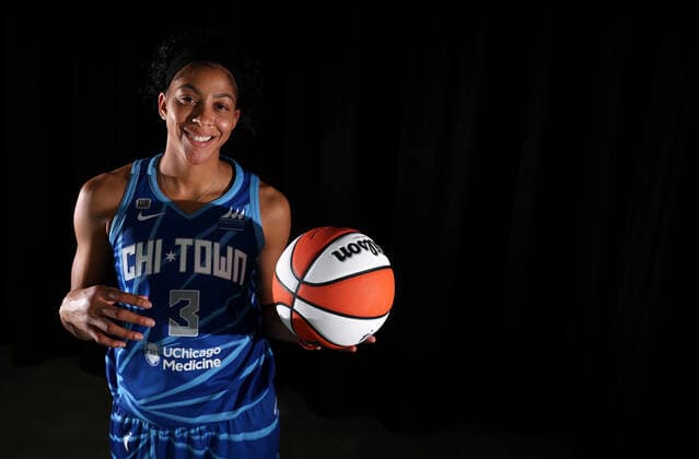 May 21, 2021, Chicago, Illinois, USA: The Chicago Sky s Candace Parker at Wintrust Arena. Chicago USA - ZUMAY-AL 20210521_mda_m67_256 Copyright: xChrisxSwedax
