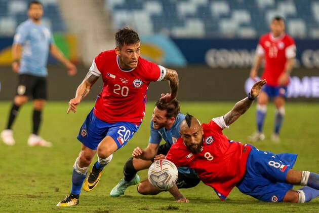 Football, Copa America, Uruguay - Chile