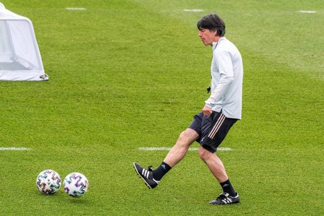 national coach Joachim Joggi Löw Germany, Herzogenaurach, 22 06 2021, football, German national team, Euro2020, training camp, 2020 2021 season, training, Adi Dassler sports ground, Herzo Base Foto A2 Bildagentur Peter Hartenfelser