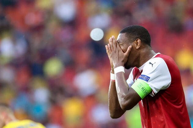SOCCER - UEFA EURO, EM, Europameisterschaft,Fussball 2020 BUCHAREST,ROMANIA,21.JUN.21 - SOCCER - UEFA European Championship, EM, Europameisterschaft OEFB international match, Länderspiel, Nationalmannschaft Austria vs Ukraine. Image shows David Alaba (AUT).  GEPAxpictures xChristianxWalgram