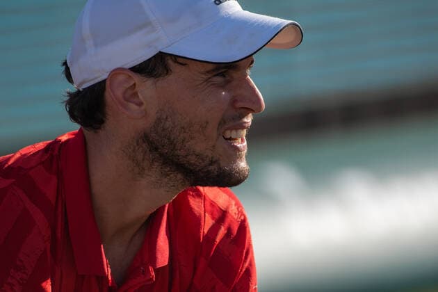 20210622 Mallorca Championships 2021 SANTA PONSA, SPAIN JUNE 22 2021 Dominic Thiem of Austria at Mallorca Championships 2021 on June 22, 2021 in Santa Ponsa, Santa Ponsa Baleares Spain