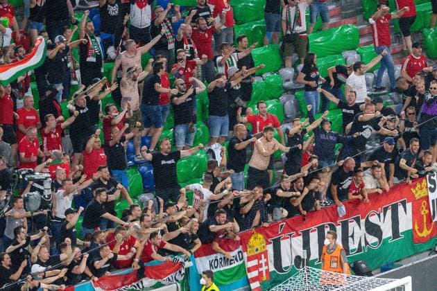 Hungary fans cheer after Adam Szalai scores 0 1 Hungary, 09 , GER, France vs Germany, Football, UEFA EURO 2020, Group Stage, Group F, Matchday 1, 15 06 2021 GER, Germany vs Hungary, Football, UEFA EURO 2020, Group Stage, Group F, Matchday 3, 23 06 2021 Muenchen Copyright: xEibner-Pressefotox EP_EER
