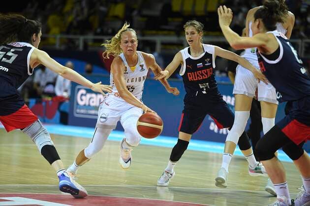 Basketball, Women, Eurobasket, Belgium - Russia