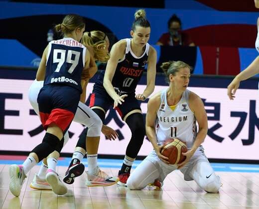STRASBOURG, FRANCE - JUNE 23 : Emma Meesseman of Belgium pictured during FIBA Women s Eurobasket match between Belgium and Russia on june 23, 2021 in Strasbourg, France 23 06 2021 BASKET BALL : France Vs Bosnie - Women s Eurobasket - 23 06 2021 Photonews Panoramic 