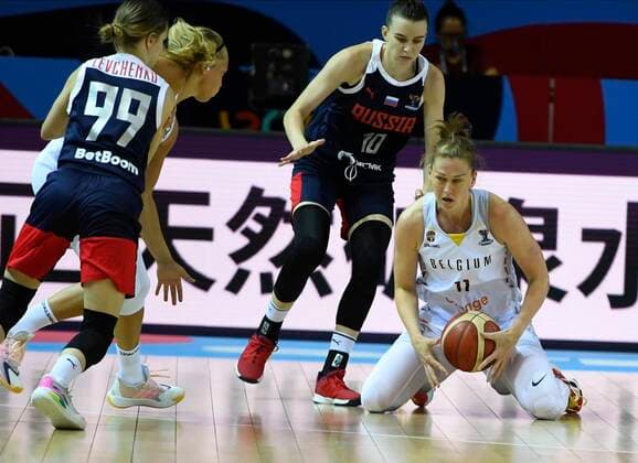 STRASBOURG, FRANCE - JUNE 23 : Emma Meesseman of Belgium pictured during FIBA Women s Eurobasket match between Belgium and Russia on june 23, 2021 in Strasbourg, France 23 06 2021 BASKET BALL : France Vs Bosnie - Women s Eurobasket - 23 06 2021 Photonews Panoramic 