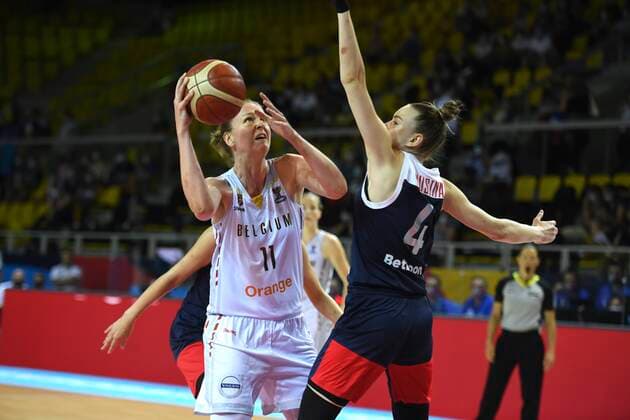 STRASBOURG, FRANCE - JUNE 23 : Emma Meesseman of Belgium pictured during FIBA Women s Eurobasket match between Belgium and Russia on june 23, 2021 in Strasbourg, France 23 06 2021 BASKET BALL : France Vs Bosnie - Women s Eurobasket - 23 06 2021 Photonews Panoramic 