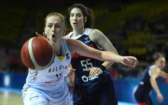 STRASBOURG, FRANCE - JUNE 23 : Emma Meesseman of Belgium pictured during FIBA Women s Eurobasket match between Belgium and Russia on june 23, 2021 in Strasbourg, France 23 06 2021 BASKET BALL : France Vs Bosnie - Women s Eurobasket - 23 06 2021 Photonews Panoramic 