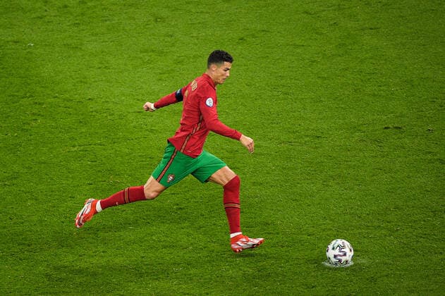 But sur penalty de Cristiano Ronaldo ( 7 - Portugal ) - FOOTBALL : Portugal vs France - Budapest - 23 06 2021 FedericoPestellini Panoramic 