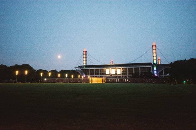 Rhein Energie Stadium Illuminated For Supporting LGBTQ Community An overview of entrance of Rhein energie Stadium illuminated with the rainbow colors in Cologne, Germany on June 23, 2021 Cologne Germany 0122641841st  Copyright: xYingxTangx