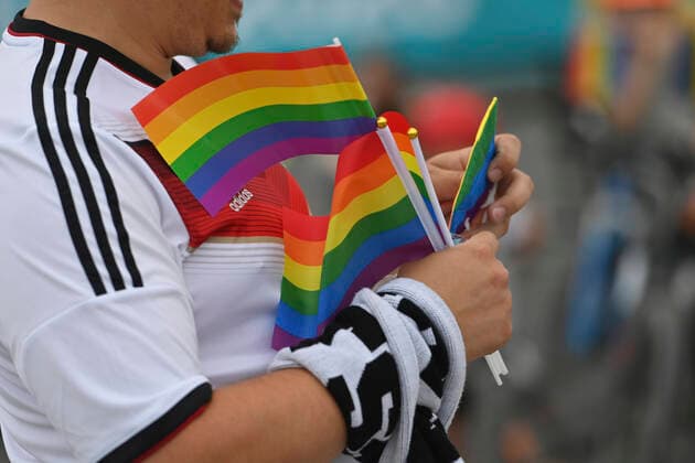 Diversity in football, symbol photos