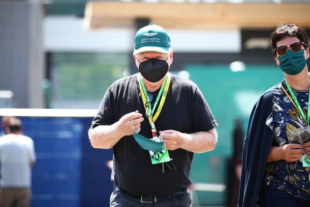 Norbert Vettel father of Sebastian Vettel, and the mother of Sebastian; Formula 1 World Championship, WM, Weltmeisterschaft 2021, Styrian GP 2021, 24-27 June 2021  Copyright: xFedericoxBasilex xIPAx xIPAx xFedericoxBasilex xIPAx 0