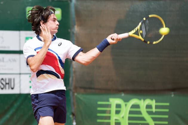 ZEPPIERI Giulio Italian player during ATP, Tennis Herren Challenger Milano 2021, Tennis Internationals in Milan, Italy, June 24 2021  Copyright: xLiveMedia ValerioxOrigox xIPAx xLiveMediax 0