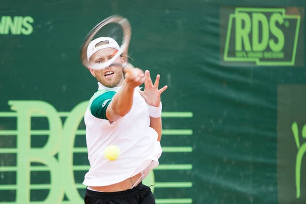 GRENIER Hugo French player during ATP, Tennis Herren Challenger Milano 2021, Tennis Internationals in Milan, Italy, June 24 2021  Copyright: xLiveMedia ValerioxOrigox xIPAx xLiveMediax 0