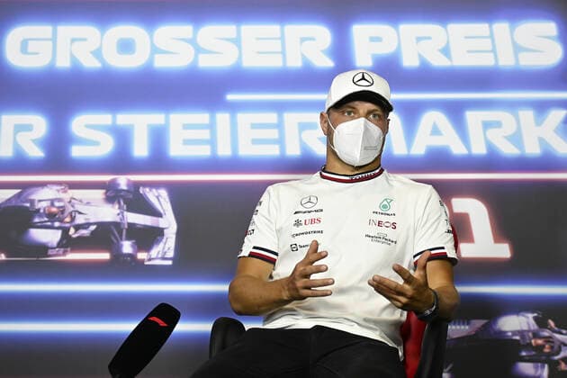F1 Grand Prix of Styria 77 Valtteri Bottas (FIN, Mercedes-AMG Petronas F1 Team), F1 Grand Prix of Styria at Red Bull Ring on June 24, 2021 in Spielberg, Austria. (Photo by Christian Bruna EPA FIA Pool via HOCH ZWEI) Spielberg Austria Poolfoto HOCH ZWEI Pool EPA-EFE ,EDITORIAL USE ONLY
