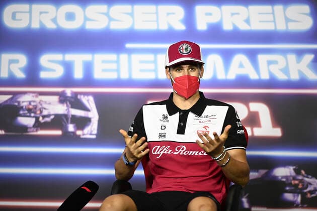 F1 Grand Prix of Styria 99 Antonio Giovinazzi (ITA, Alfa Romeo Racing ORLEN), F1 Grand Prix of Styria at Red Bull Ring on June 24, 2021 in Spielberg, Austria. (Photo by Christian Bruna EPA FIA Pool via HOCH ZWEI) Spielberg Austria Poolfoto HOCH ZWEI Pool EPA-EFE ,EDITORIAL USE ONLY