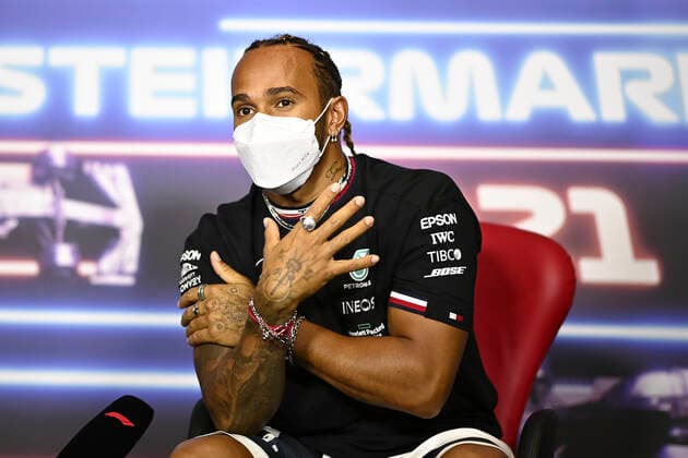 F1 Grand Prix of Styria 44 Lewis Hamilton (GBR, Mercedes-AMG Petronas F1 Team), F1 Grand Prix of Styria at Red Bull Ring on June 24, 2021 in Spielberg, Austria. (Photo by Christian Bruna EPA FIA Pool via HOCH ZWEI) Spielberg Austria Poolfoto HOCH ZWEI Pool EPA-EFE ,EDITORIAL USE ONLY