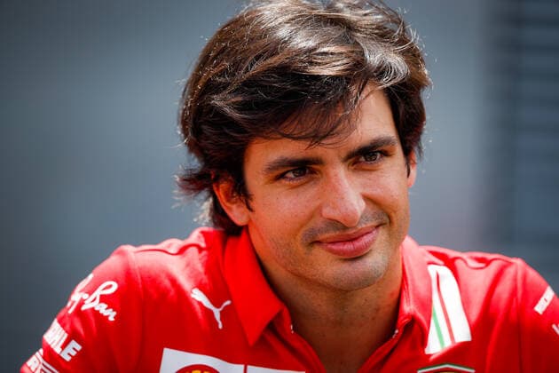 SAINZ Carlos (spa), Scuderia Ferrari SF21, portrait during the Formula 1 Grosser Preis Der Steiermark 2021, 2021 Styrian Grand Prix, 8th round of the 2021 FIA Formula One World Championship, WM, Weltmeisterschaft from June 25 to 27, 2021 on the Red Bull Ring, in Spielberg, Austria - FORMULE 1 : Grand prix de Styrie - Preparations - Spielberg - 24 06 2021 DPPI PANORAMIC  20210624_GOODEN__GDN8396