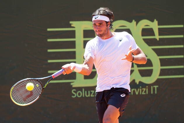 MORONI Gian Marco Italian player during ATP, Tennis Herren Challenger Milano 2021, Tennis Internationals in Milan, Italy, June 24 2021  Copyright: xLiveMedia ValerioxOrigox xIPAx xLiveMediax 0