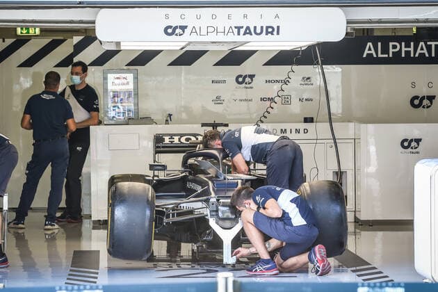FORMULA 1 - GP of Styria 2021 SPIELBERG,AUSTRIA,24.JUN.21 - MOTORSPORTS, FORMULA 1 - Grand Prix of Styria, Red Bull Ring, preview. Image shows the car of Yuki Tsunoda (JPN Scuderia AlphaTauri).  GEPAxpictures xManfredxBinder