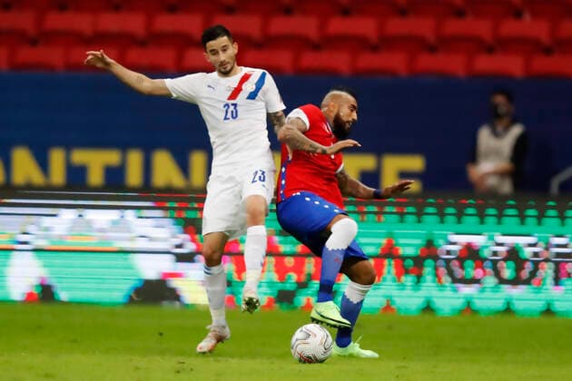Football, Copa America, Chile - Paraguay