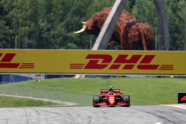 Formula 1 - GP of Styria 2021 SPIELBERG,AUSTRIA,25.JUN.21 - MOTORSPORTS, FORMULA 1 - Grand Prix of Styria, Red Bull Ring, free practice. Image shows Carlos Sainz (ESP Ferrari).  GEPAxpictures xChristianxWalgram