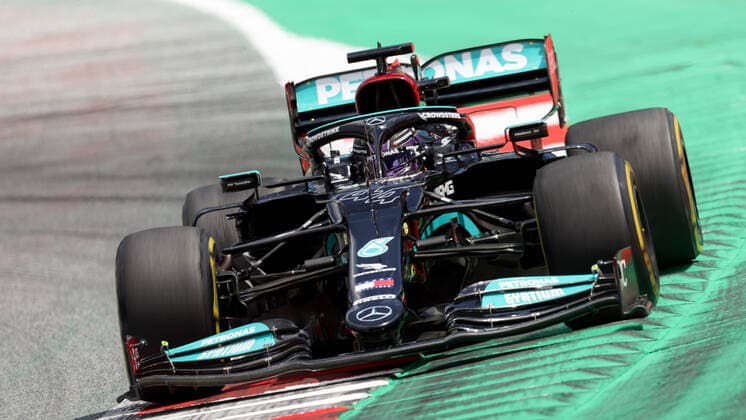 Formula 1 - GP of Styria 2021 SPIELBERG,AUSTRIA,25.JUN.21 - MOTORSPORTS, FORMULA 1 - Grand Prix of Styria, Red Bull Ring, free practice. Image shows Lewis Hamilton (GBR Mercedes).  GEPAxpictures xChristianxWalgram