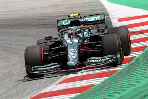 Formula 1 - GP of Styria 2021 SPIELBERG,AUSTRIA,25.JUN.21 - MOTORSPORTS, FORMULA 1 - Grand Prix of Styria, Red Bull Ring, free practice. Image shows Sebastian Vettel (GER Aston Martin).  GEPAxpictures xChristianxWalgram
