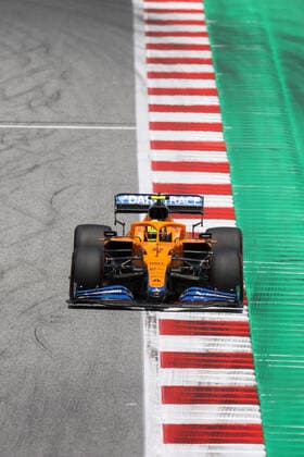 Formula 1 - GP of Styria 2021 SPIELBERG,AUSTRIA,25.JUN.21 - MOTORSPORTS, FORMULA 1 - Grand Prix of Styria, Red Bull Ring, free practice. Image shows Lando Norris (GBR McLaren).  GEPAxpictures xChristianxWalgram