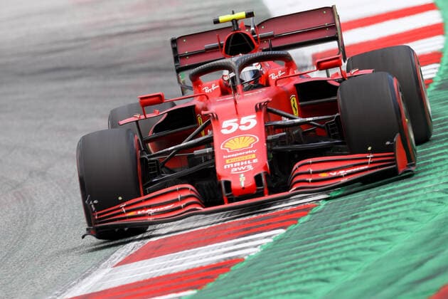Formula 1 - GP of Styria 2021 SPIELBERG,AUSTRIA,25.JUN.21 - MOTORSPORTS, FORMULA 1 - Grand Prix of Styria, Red Bull Ring, free practice. Image shows Carlos Sainz (ESP Ferrari).  GEPAxpictures xChristianxWalgram