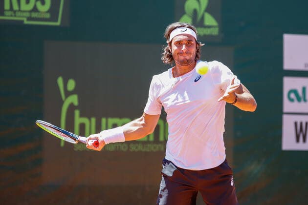 The Italian Tennis player Gian Marco Moroni during ATP, Tennis Herren Challenger Milano 2021, Tennis Internationals in Milan, Italy, June 25 2021  Copyright: xLiveMedia RobertaxCorradinx xIPAx xLiveMediax 0