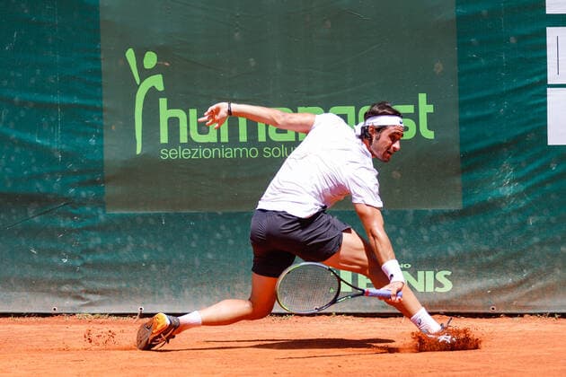 The Italian Tennis player Gian Marco Moroni during ATP, Tennis Herren Challenger Milano 2021, Tennis Internationals in Milan, Italy, June 25 2021  Copyright: xLiveMedia RobertaxCorradinx xIPAx xLiveMediax 0