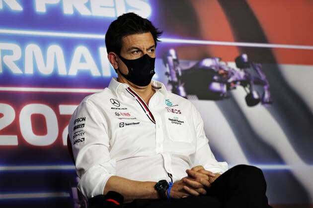 F1 Grand Prix of Styria Toto Wolff (AUT, Mercedes-AMG Petronas F1 Team), F1 Grand Prix of Styria at Red Bull Ring on June 25, 2021 in Spielberg, Austria. (Photo by Bryn Lennon Getty Images FIA Pool via HOCH ZWEI) Spielberg Red Bull Ring Austria Poolfoto HOCH ZWEI Pool Getty Images ,EDITORIAL USE ONLY
