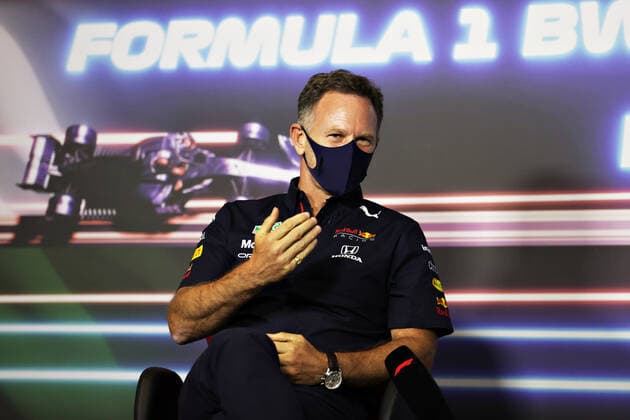 F1 Grand Prix of Styria Christian Horner (GBR, Red Bull Racing), F1 Grand Prix of Styria at Red Bull Ring on June 25, 2021 in Spielberg, Austria. (Photo by Bryn Lennon Getty Images FIA Pool via HOCH ZWEI) Spielberg Red Bull Ring Austria Poolfoto HOCH ZWEI Pool Getty Images ,EDITORIAL USE ONLY