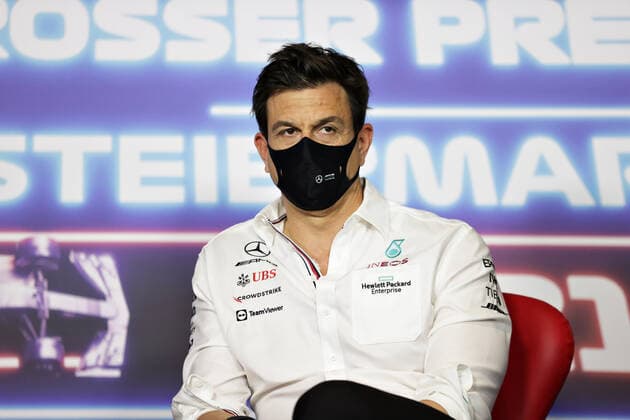 F1 Grand Prix of Styria Toto Wolff (AUT, Mercedes-AMG Petronas F1 Team), F1 Grand Prix of Styria at Red Bull Ring on June 25, 2021 in Spielberg, Austria. (Photo by Bryn Lennon Getty Images FIA Pool via HOCH ZWEI) Spielberg Red Bull Ring Austria Poolfoto HOCH ZWEI Pool Getty Images ,EDITORIAL USE ONLY