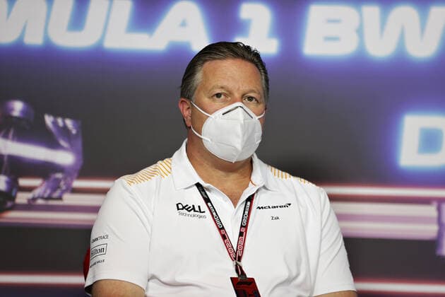 F1 Grand Prix of Styria Zak Brown (USA, McLaren F1 Team), F1 Grand Prix of Styria at Red Bull Ring on June 25, 2021 in Spielberg, Austria. (Photo by Bryn Lennon Getty Images FIA Pool via HOCH ZWEI) Spielberg Red Bull Ring Austria Poolfoto HOCH ZWEI Pool Getty Images ,EDITORIAL USE ONLY