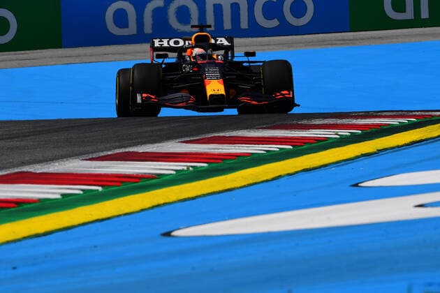F1 Grand Prix of Styria - Practice Max Verstappen of Red Bull Racing Honda drive his RB16B single-seater during free practice of Styrian Grand Prix, 8th round of Formula One World Championship, WM, Weltmeisterschaft in Red Bull Ring in Spielberg, Styria, Austia, 25 June 2021 Spielberg Styria Austria diodato-notitle210625_npK4e  Copyright: xAndreaxDiodatox
