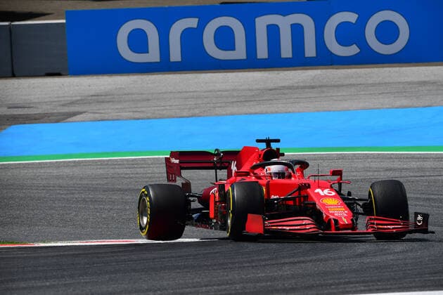 F1 Grand Prix of Styria - Practice Charles Leclerc of Scuderia Mission Winnow Ferrari drive his SF21 single-seater during free practice of Styrian Grand Prix, 8th round of Formula One World Championship, WM, Weltmeisterschaft in Red Bull Ring in Spielberg, Styria, Austia, 25 June 2021 Spielberg Styria Austria diodato-notitle210625_npYbg  Copyright: xAndreaxDiodatox