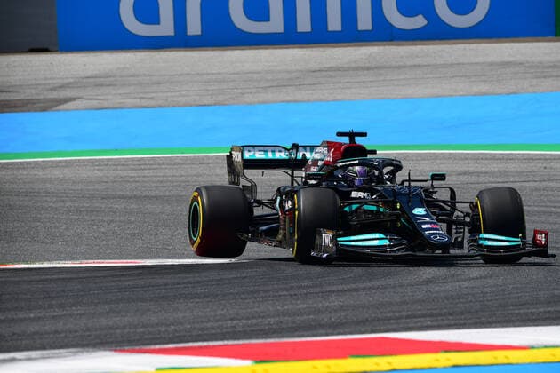 F1 Grand Prix of Styria - Practice Lewis Hamilton of Mercedes-AMG Petronas F1 Team drive his W12 single-seater during free practice of Styrian Grand Prix, 8th round of Formula One World Championship, WM, Weltmeisterschaft in Red Bull Ring in Spielberg, Styria, Austia, 25 June 2021 Spielberg Styria Austria diodato-notitle210625_npjBn  Copyright: xAndreaxDiodatox