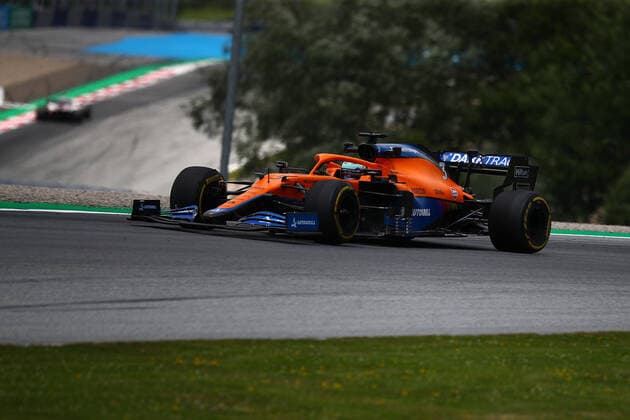 Formula 1 Styrian Gran Prix 2021 Daniel Ricciardo of McLaren on track during free practice of Styrian Formula 1 Gran Prix 2021 Spielberg Red Bull Ring Austria Copyright: xBasilex