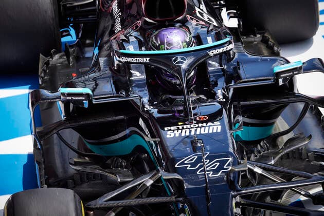 F1 Grand Prix of Styria 44 Lewis Hamilton (GBR, Mercedes-AMG Petronas F1 Team), F1 Grand Prix of Styria at Red Bull Ring on June 25, 2021 in Spielberg, Austria. (Photo by Steve Etherington for Mercedes-Benz Grand Prix Ltd. Daimler AG FIA Pool via HOCH ZWEI) Spielberg Austria Poolfoto HOCH ZWEI Pool Daimler AG ,EDITORIAL USE ONLY